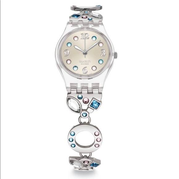 Swatch Accessories - Pink and Blue Crystal Swatch